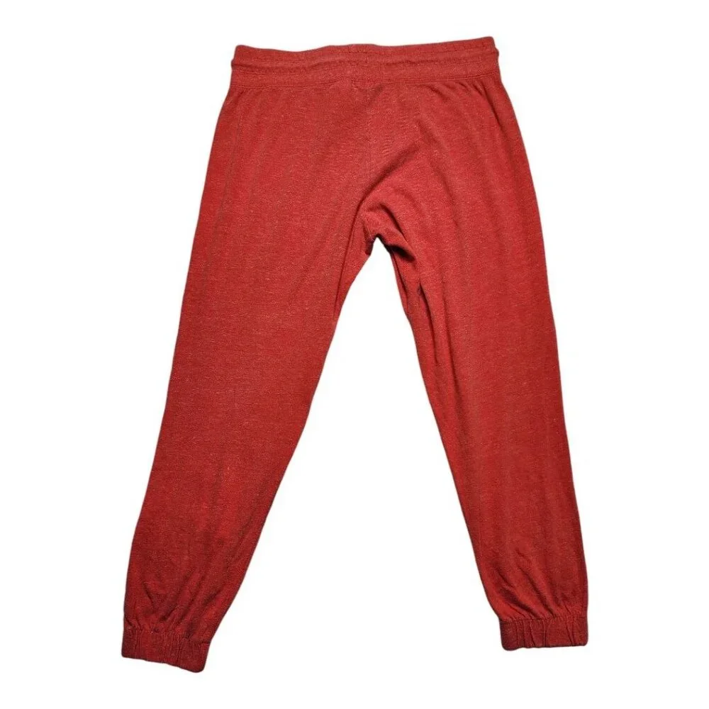 Nike Womens Elastic Waist‎ Cropped Pants size Medium Red